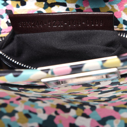 Fendi Vitello Seta Plexiglass Granite Mini Peekaboo Iconic Satchel Multicolor 8 of 15