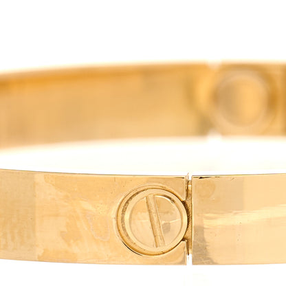 Cartier 18K Yellow Gold LOVE Bracelet 17 6 of 10