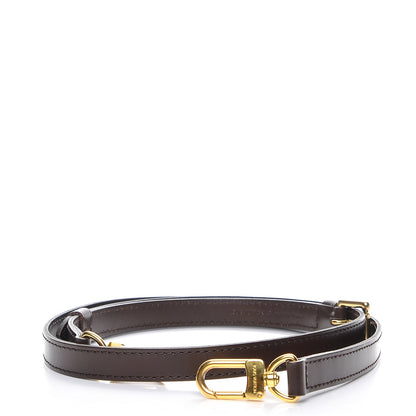 Louis Vuitton Calfskin 16mm Adjustable Shoulder Strap Brown 1 of 5
