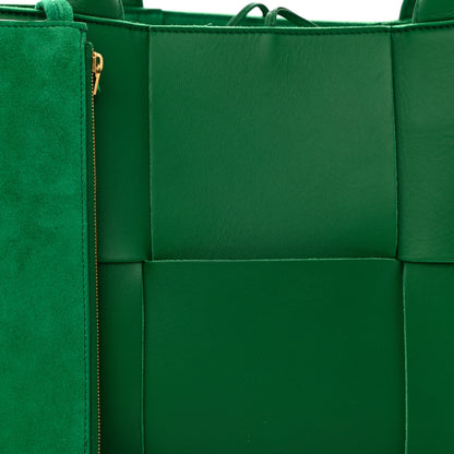 Bottega Veneta Nappa Maxi Intrecciato Medium Arco Tote Racing Green 11 of 12