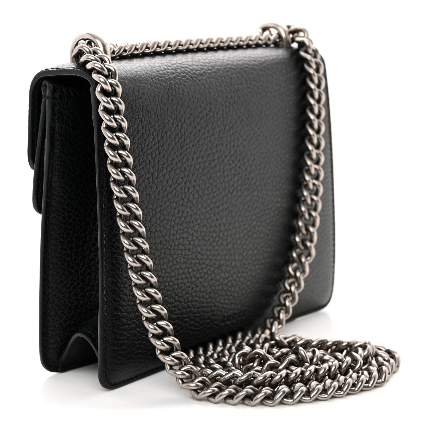 Gucci Calfskin Mini Dionysus Shoulder Bag Black 3 of 10