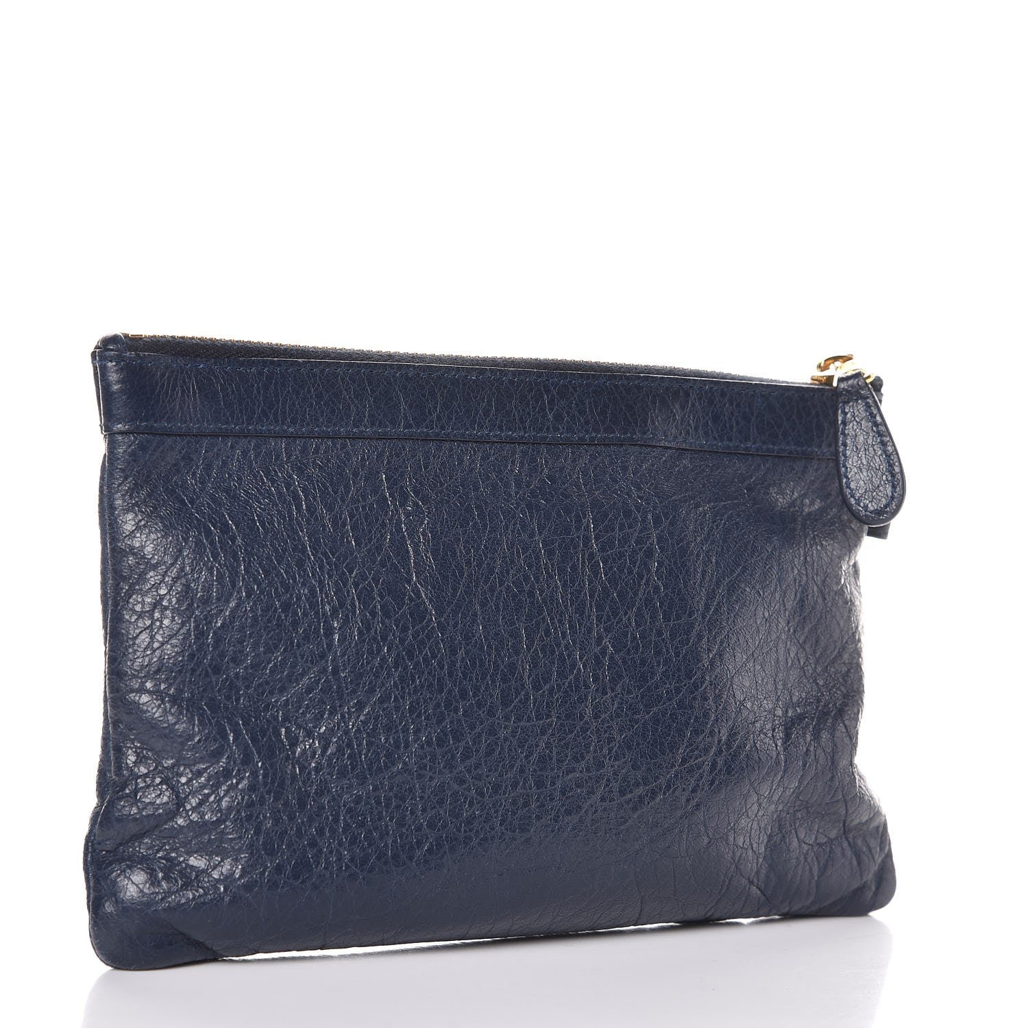 Balenciaga Agneau Giant 12 Gold Hardware Pouch Bleu Obscur 3 of 7