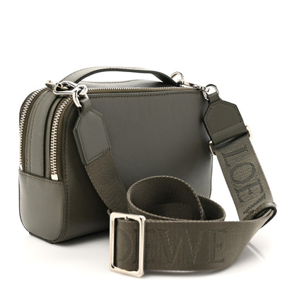 Loewe Satin Calfskin Mini Camera Bag Olive Green 3 of 11