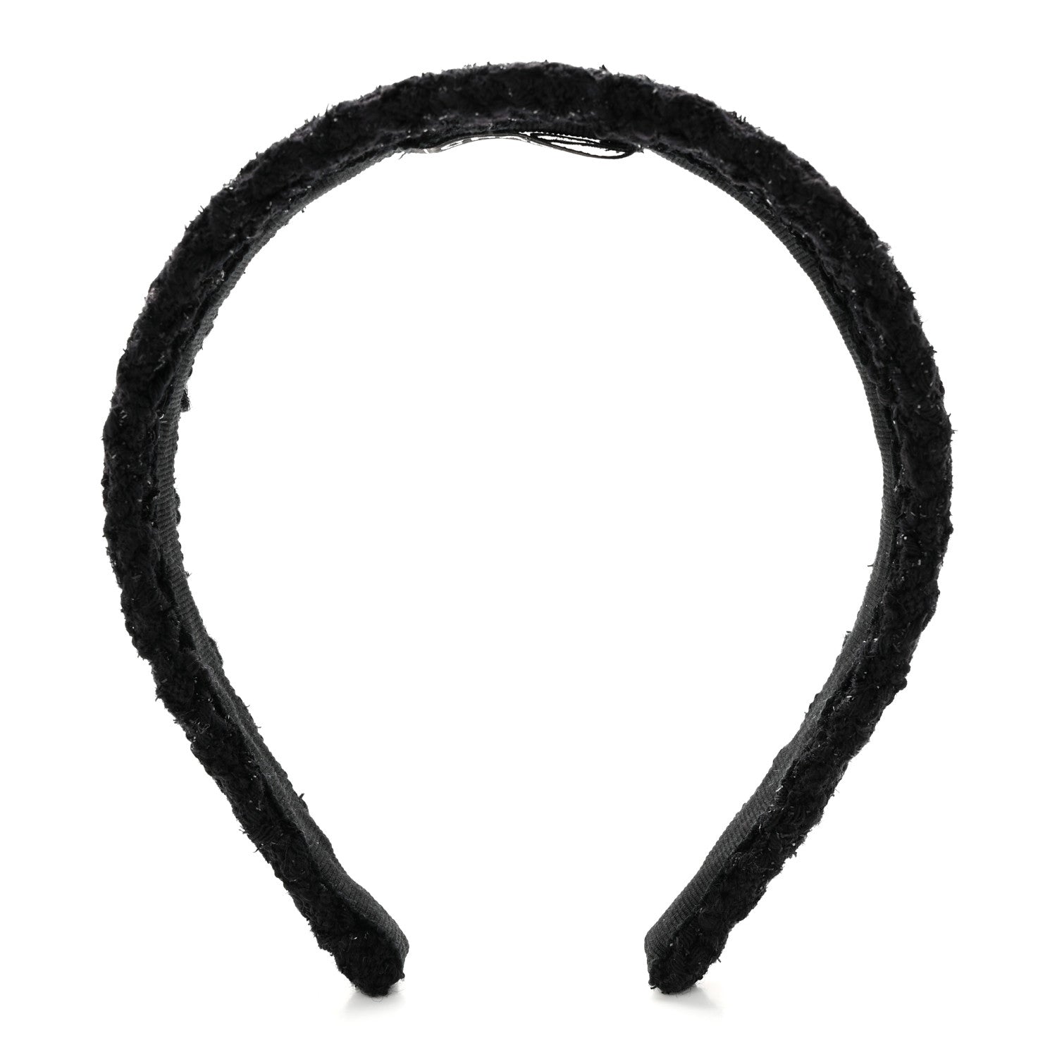 Chanel Tweed Headband Black 3 of 5