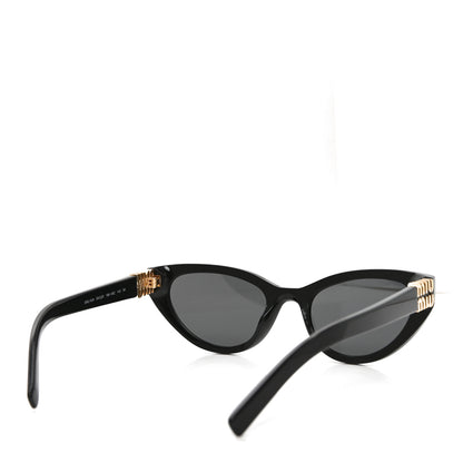 Miu Miu Acetate Cat Eye Sunglasses SMU A04 Black 4 of 7