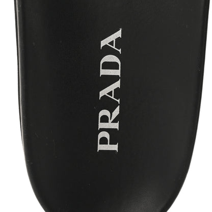 Prada Nappa Womens Lug Sole 20mm Slide Sandals 39 Black 8 of 9