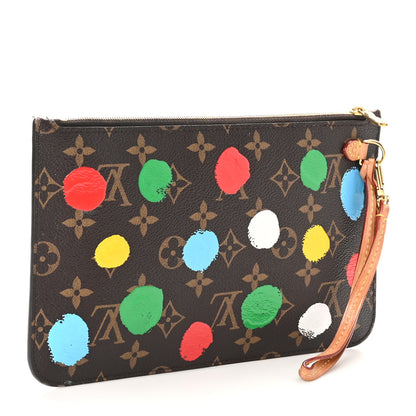 Louis Vuitton LV X YK Monogram Painted Dots Neverfull MM Pochette 3 of 6