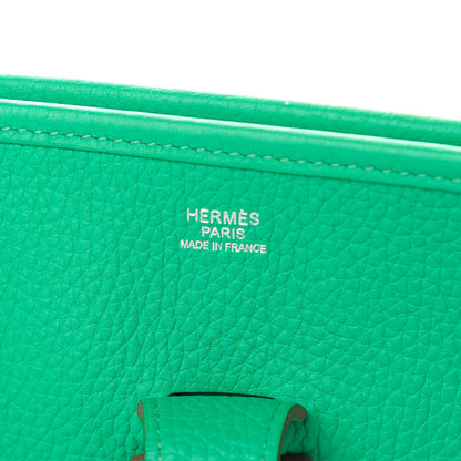 Hermes Taurillon Clemence Evelyne III GM Menthe 6 of 12