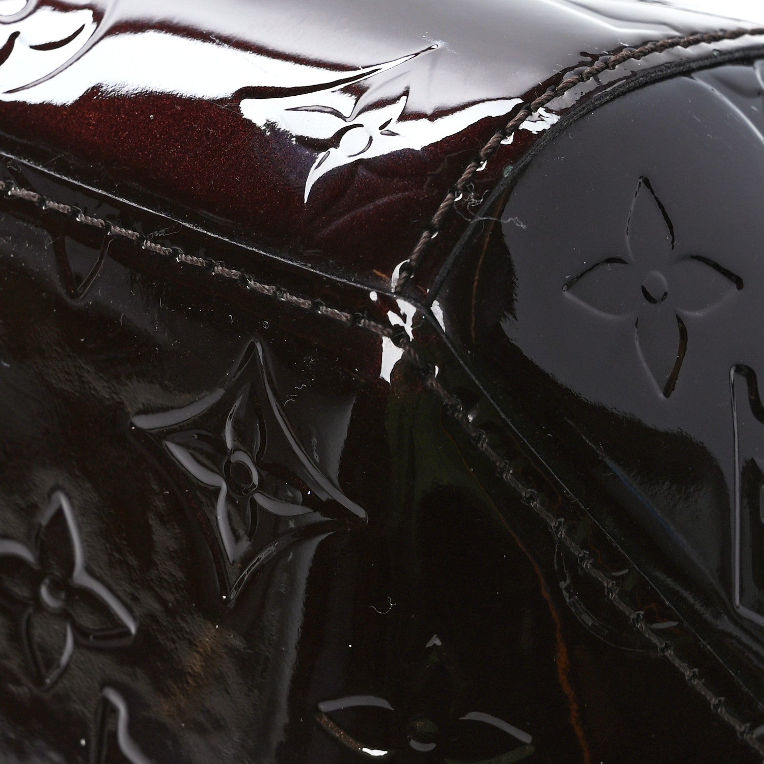 Louis Vuitton Vernis Sherwood PM Amarante 8 of 9