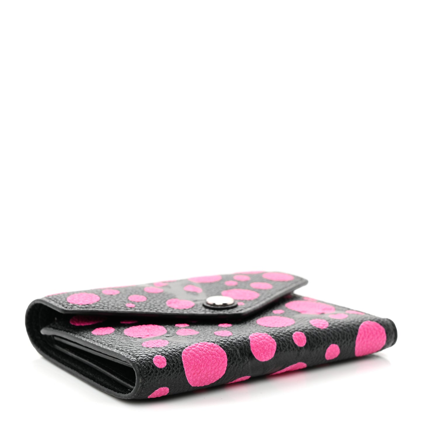 LV X YK Empreinte Monogram Victorine Wallet Black Fuchsia