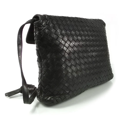 Bottega Veneta Vintage Woven Shoulder Bag Black 3 of 7