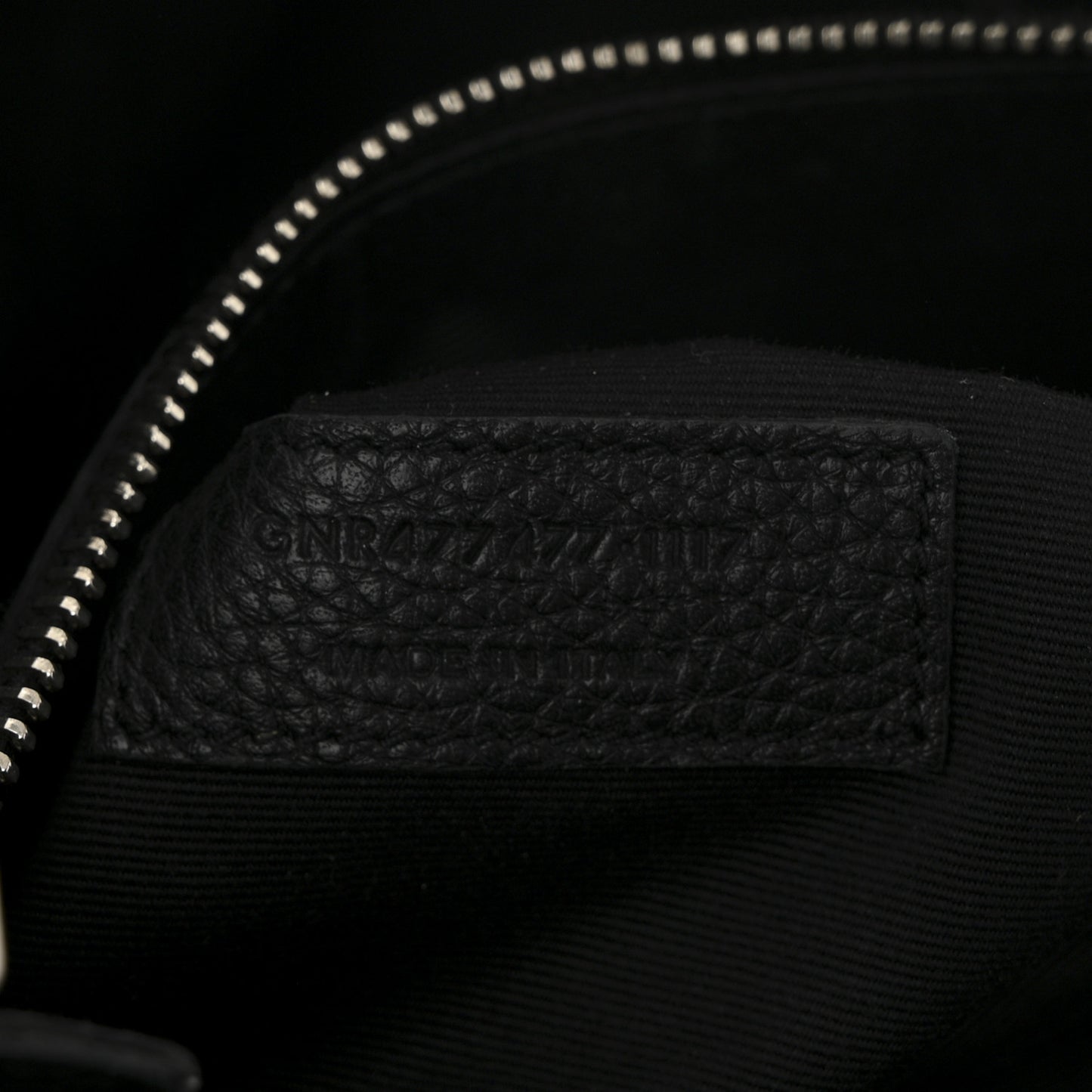 Grained Calfskin Baby Sac De Jour Souple Black