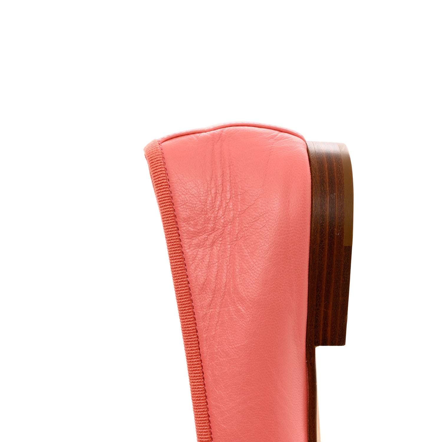 Chanel Goatskin Cap Toe CC Ballerina Flats 37 Pink 9 of 11