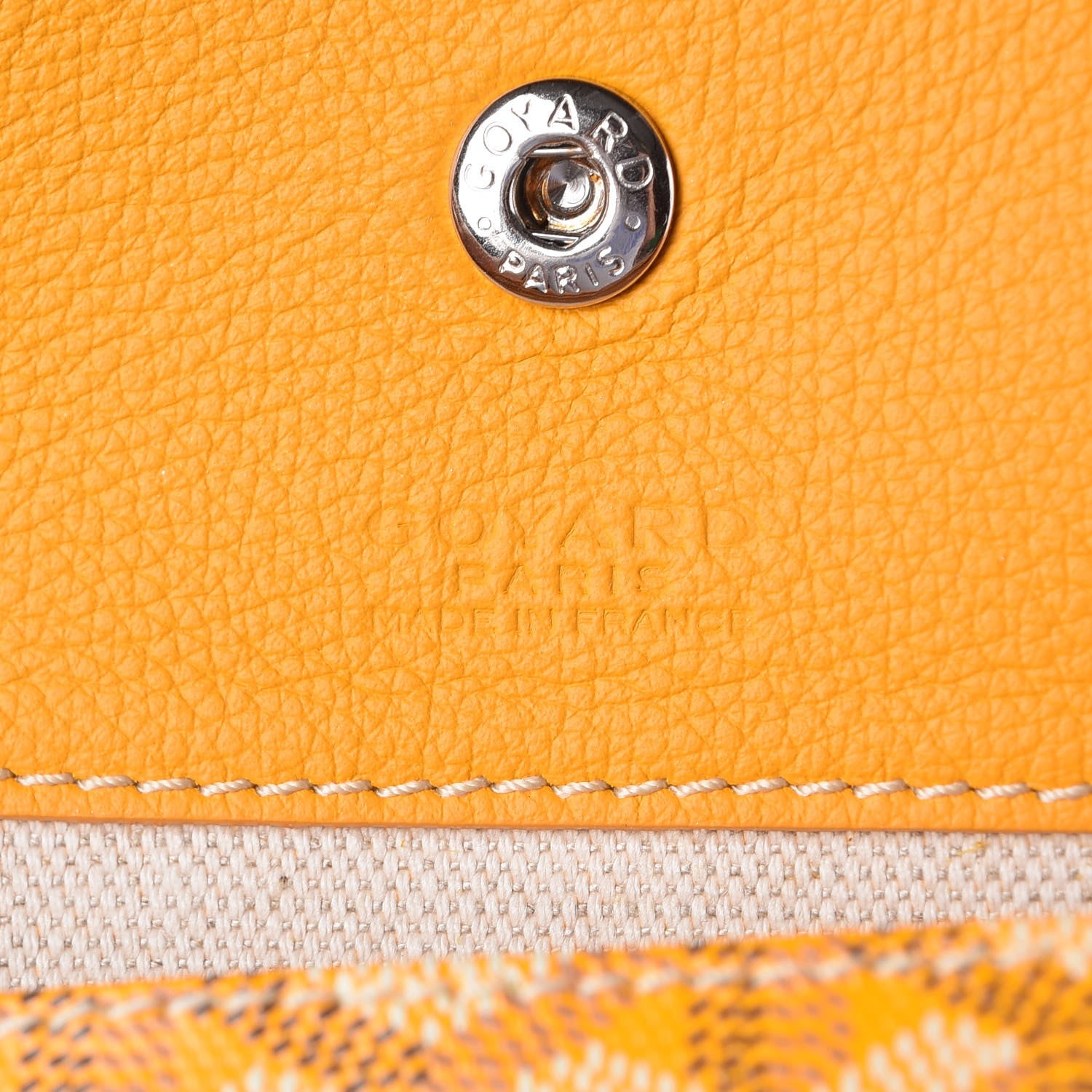 Goyard Goyardine Saint Louis PM Yellow 9 of 9