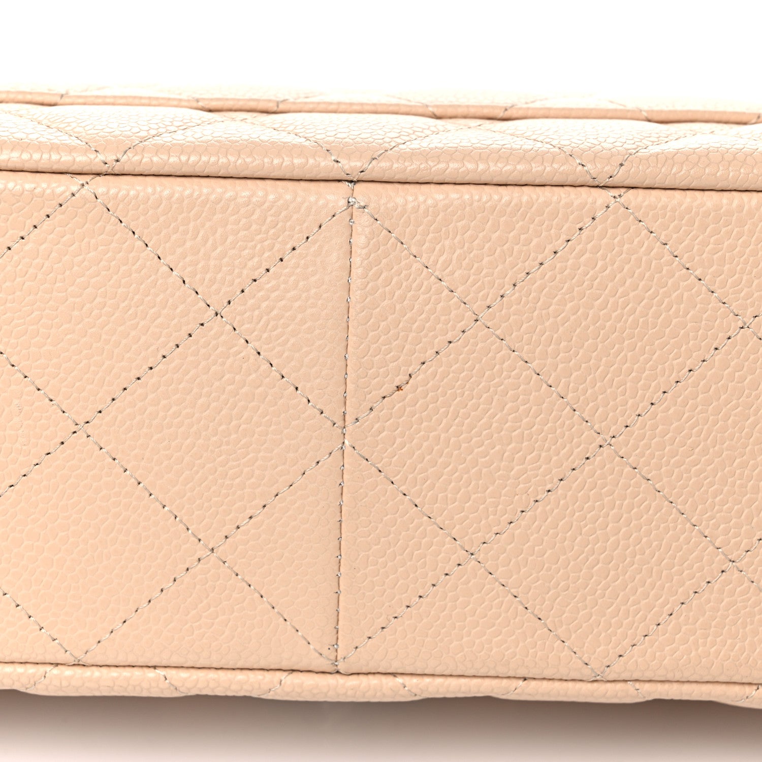 Chanel Caviar Quilted Jumbo Single Flap Beige Clair 15 of 22