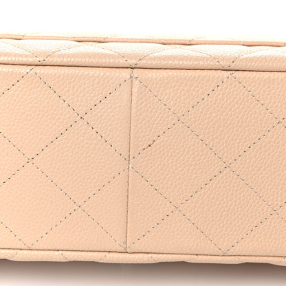 Chanel Caviar Quilted Jumbo Single Flap Beige Clair 15 of 22