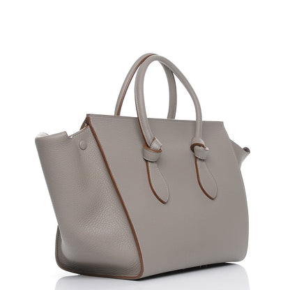 Celine Crisped Calfskin Small Tie Knot Tote Medium Grey 3 of 9