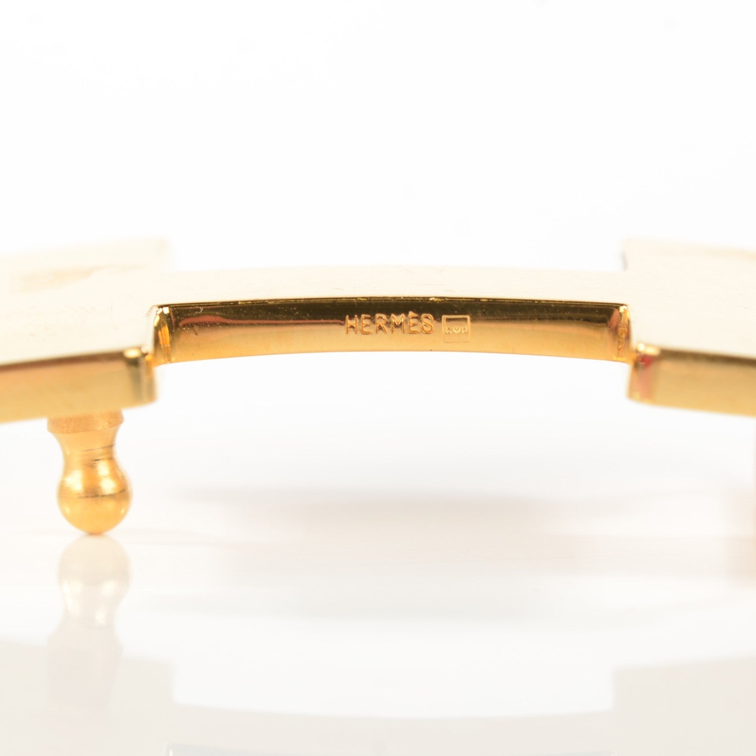 Hermes Gulliver Box 24mm Constance H Belt 80 Rouge Vif Chocolate 8 of 8
