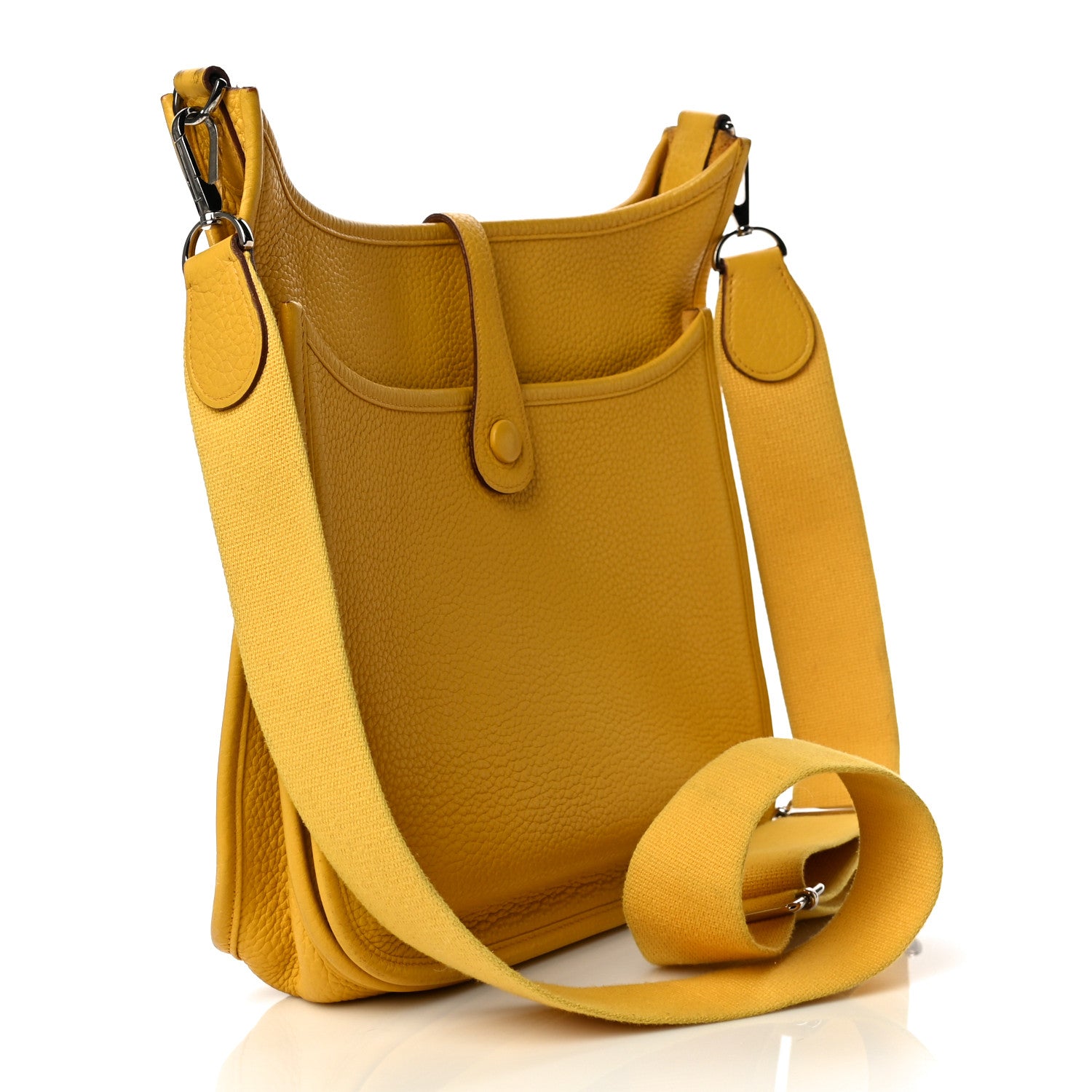 Hermes Taurillon Clemence Evelyne III PM Soleil 3 of 13