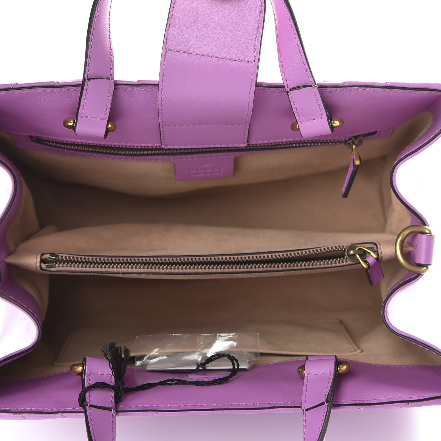 Gucci Calfskin Matelasse Small GG Marmont Tote Candy Mousse 5 of 10