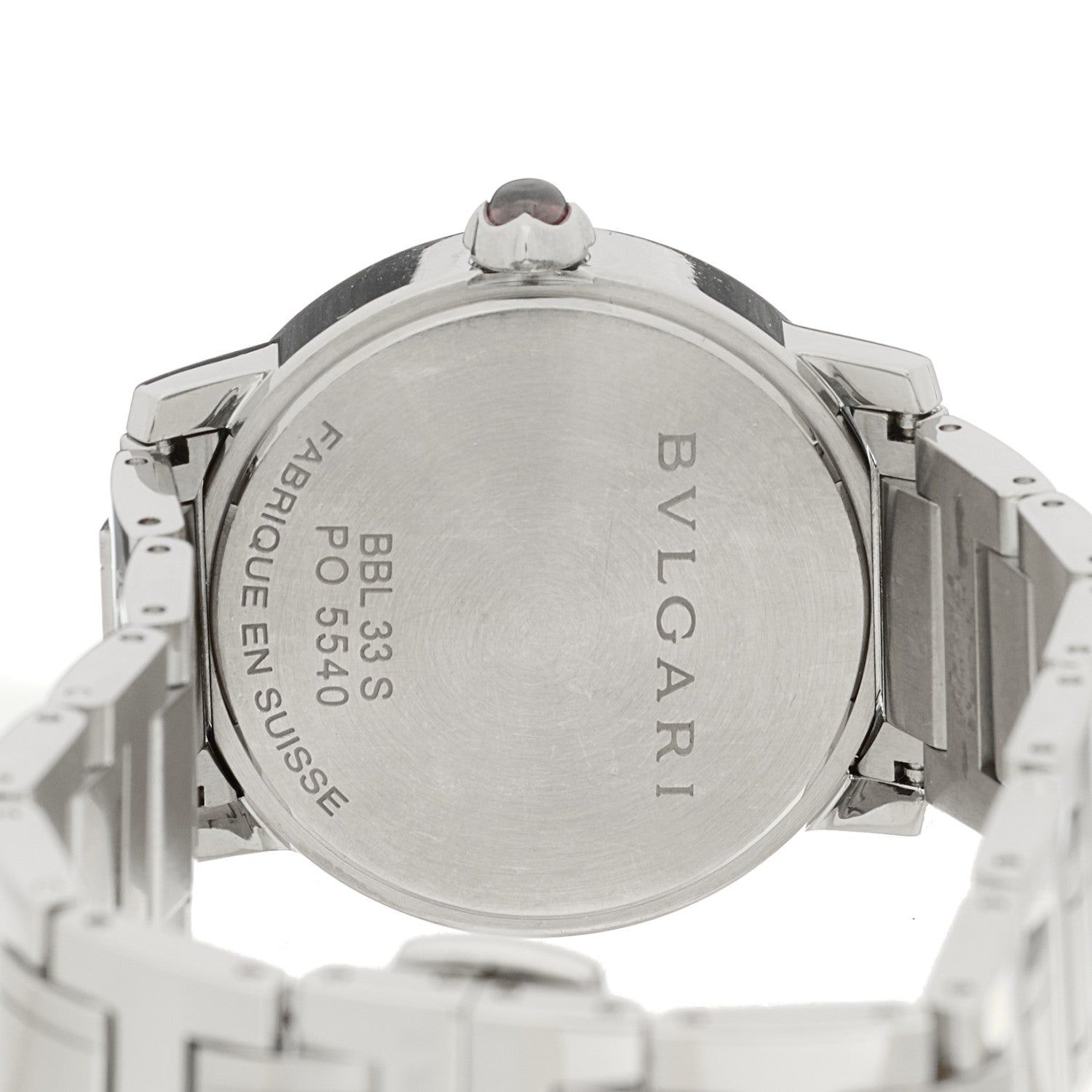 Bulgari Stainless Steel 33mm Automatic Watch Black 4 of 4