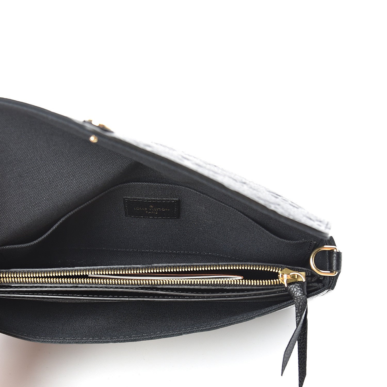 Louis Vuitton Empreinte Pochette Felicie Chain Wallet Black 6 of 12