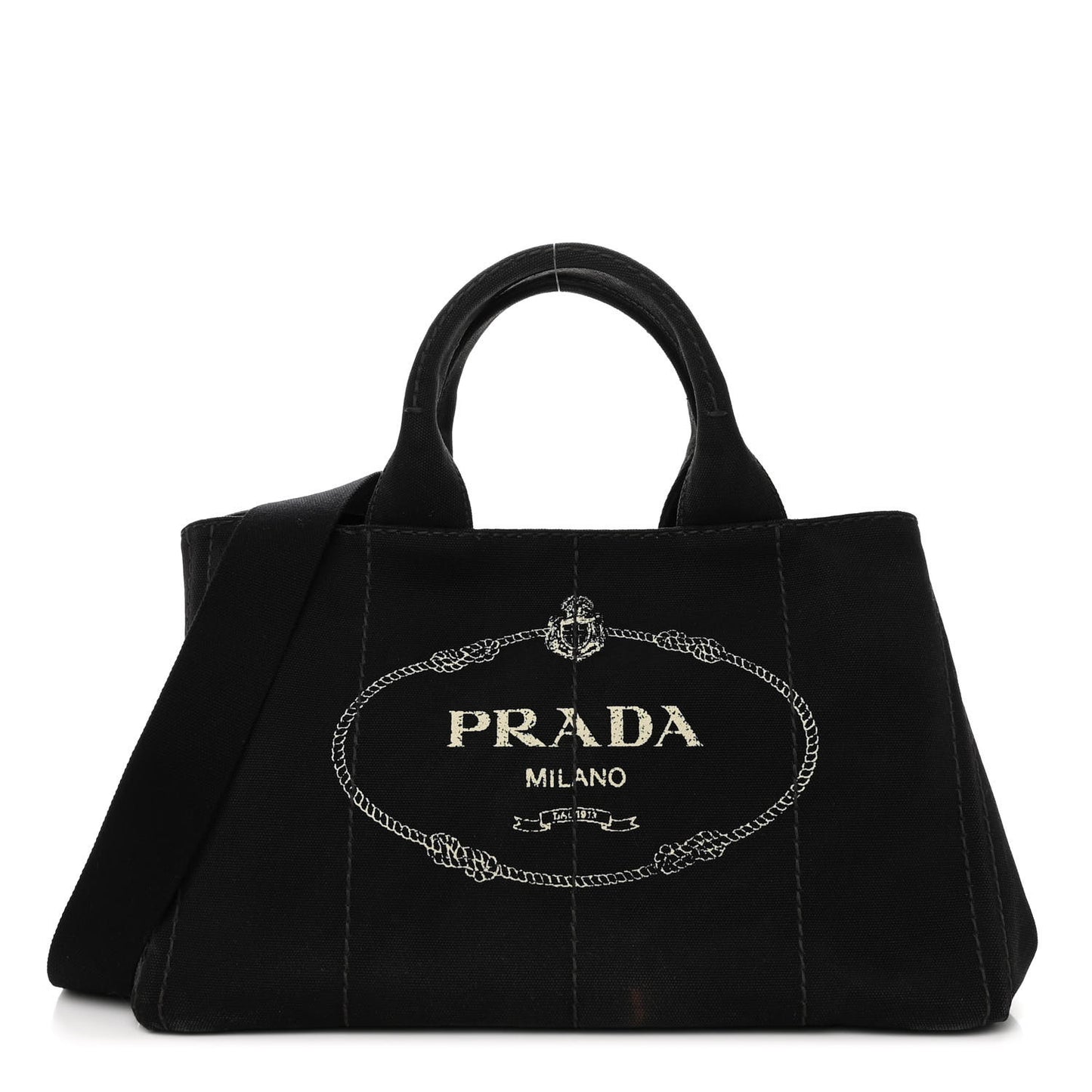 Canapa Small Logo Tote Black