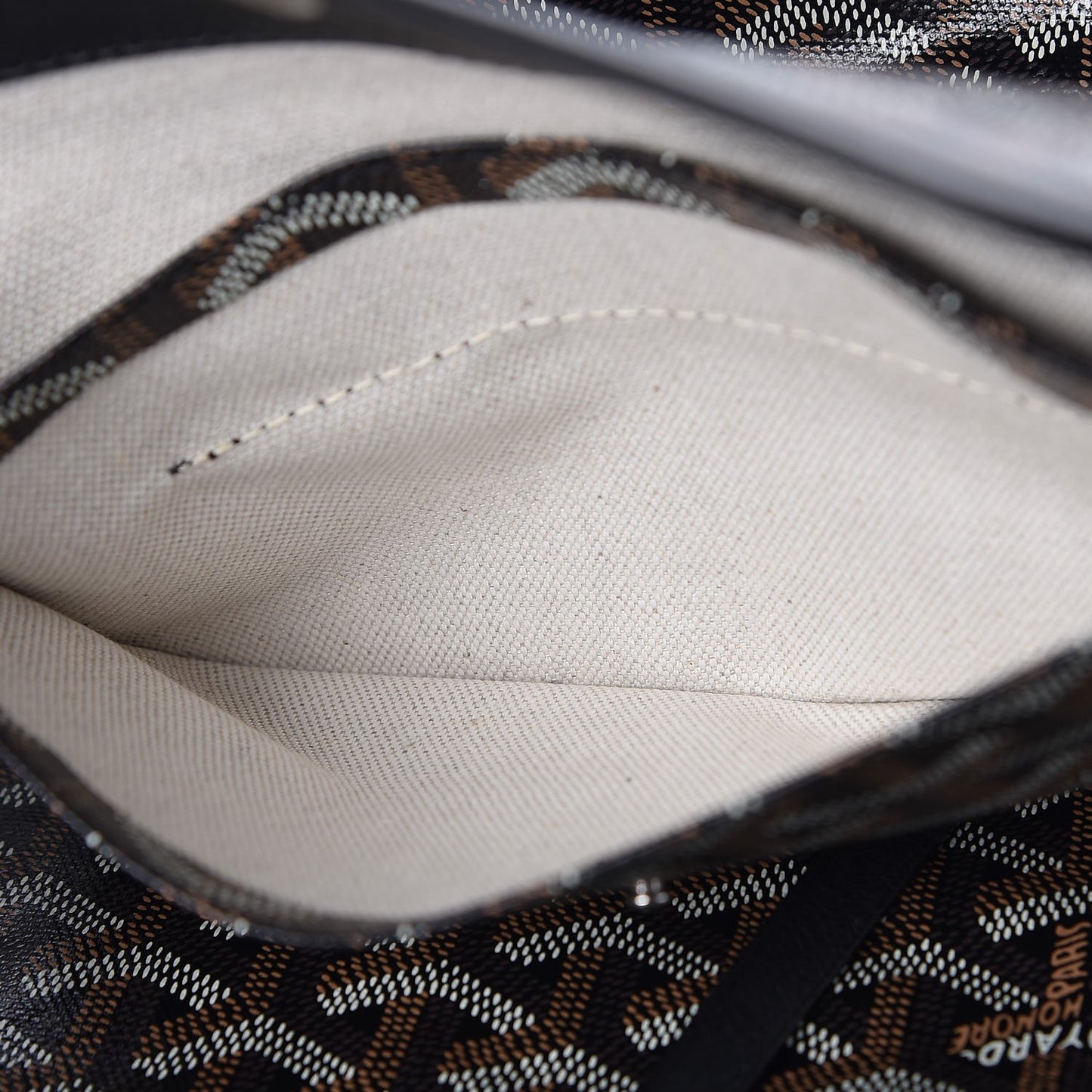 Goyardine Reversible Anjou GM Black