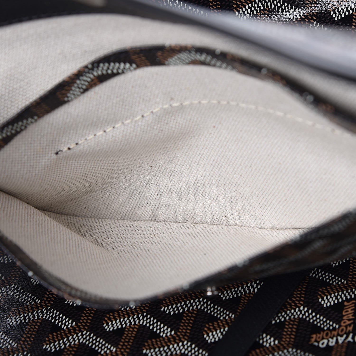 Goyard Goyardine Reversible Anjou GM Black 10 of 12