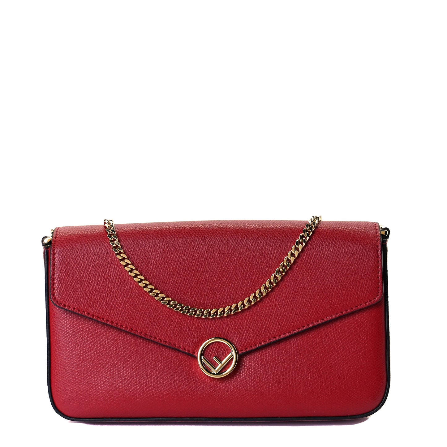 Vitello Cruise F is Fendi Envelope Wallet on Chain with Pouches Fragola