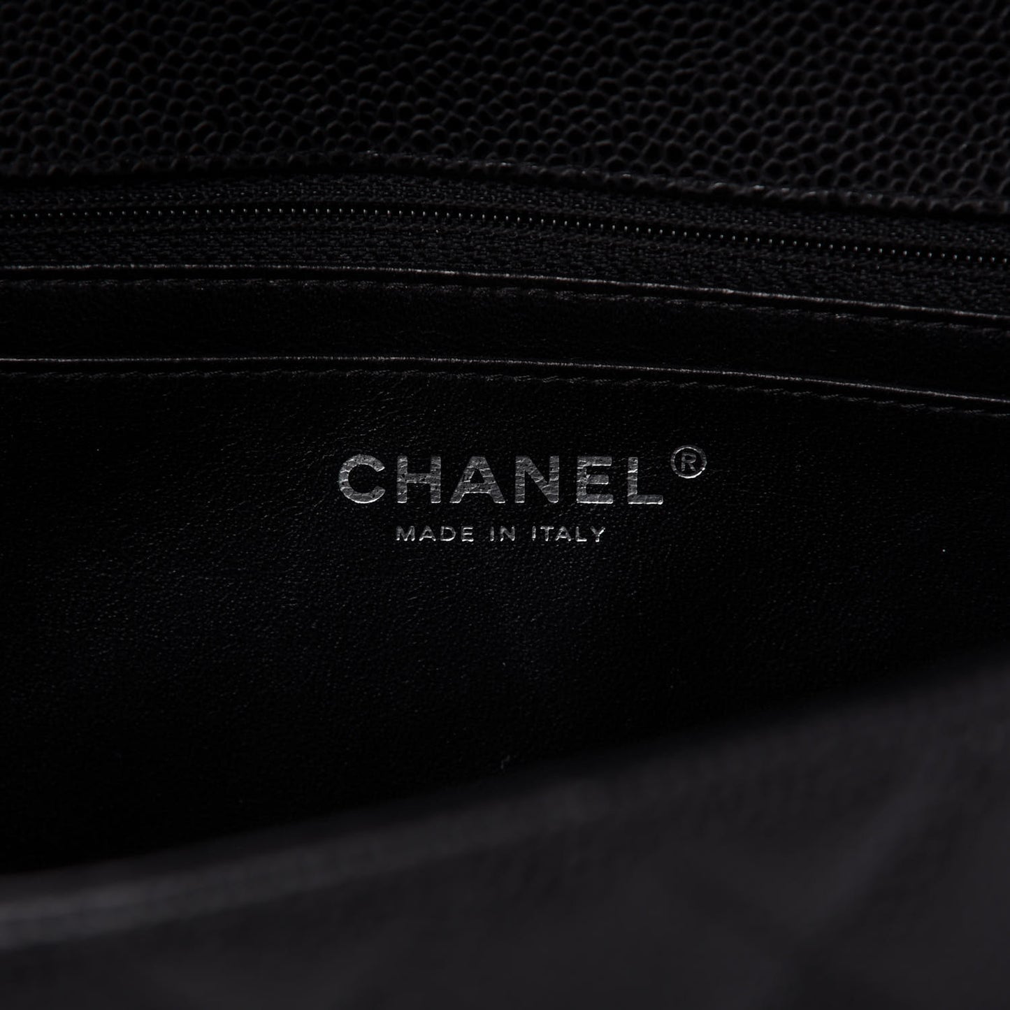 Caviar Quilted Jumbo Single Flap Black