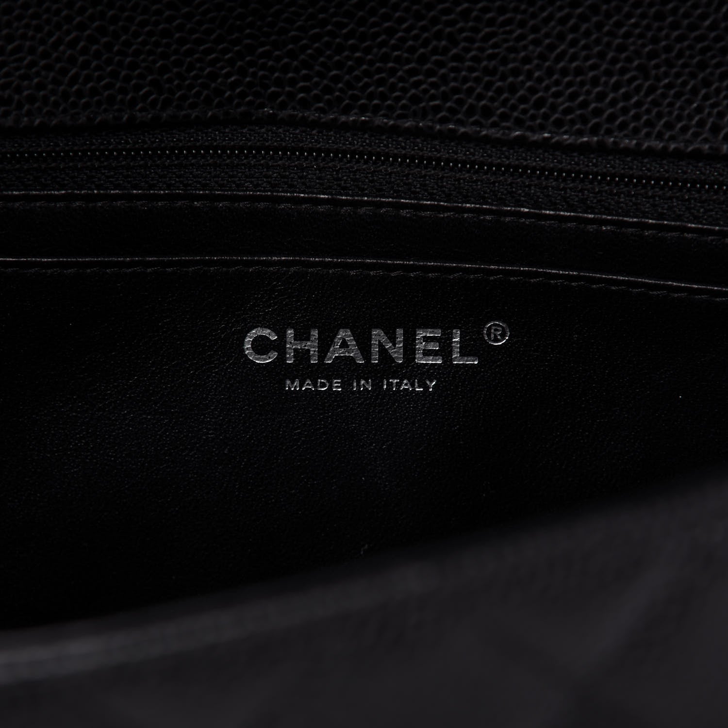 Chanel Caviar Quilted Jumbo Single Flap Black 8 of 11
