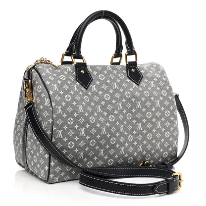 Louis Vuitton Monogram Idylle Speedy Bandouliere 30 Encre 3 of 12