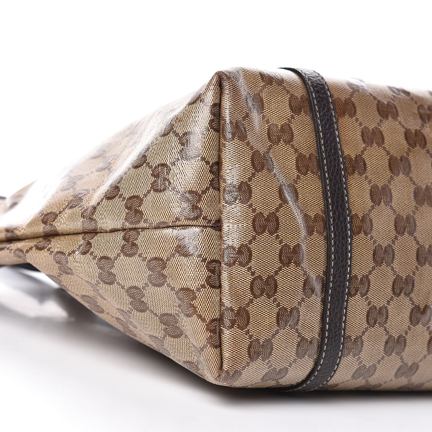 Crystal Monogram Medium Joy Tote Beige Ebony Testa di Moro