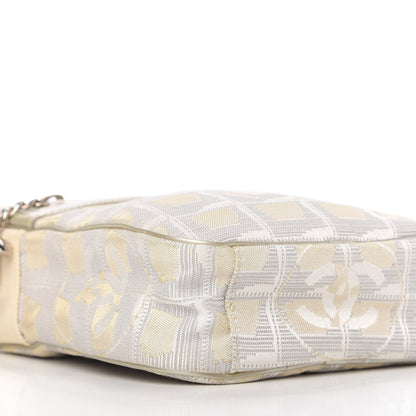Chanel Nylon Travel Crossbody Bag Light Gold 6 of 9