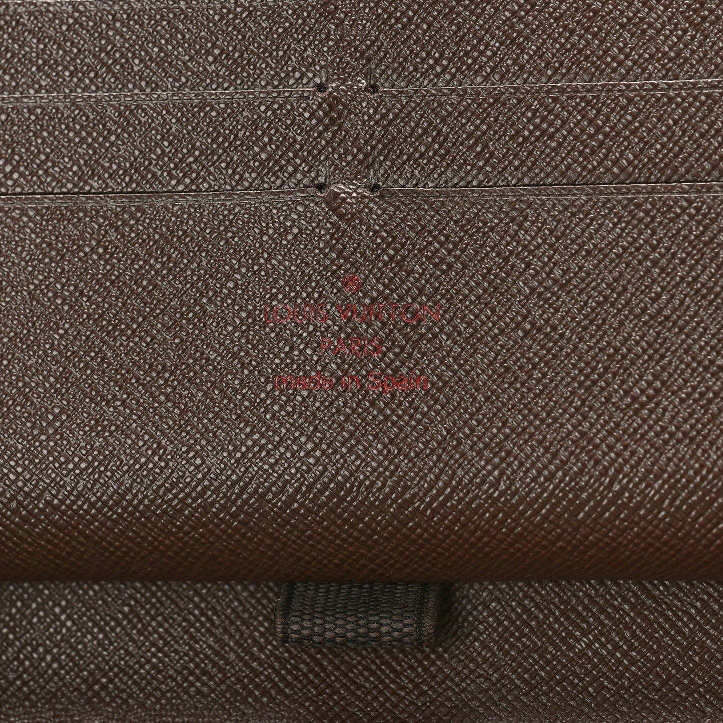 Damier Ebene Zippy Organizer Wallet