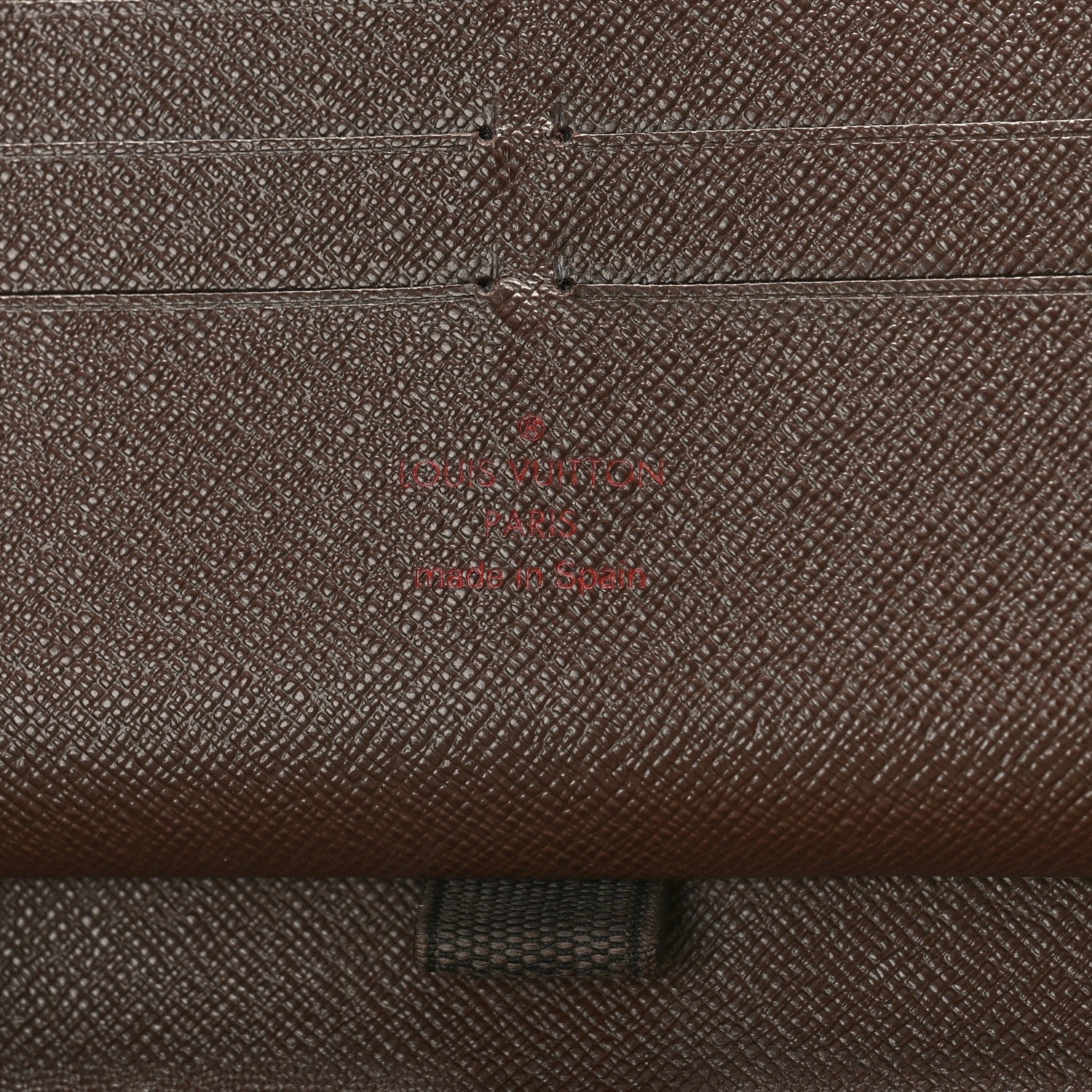 Louis Vuitton Damier Ebene Zippy Organizer Wallet 6 of 8