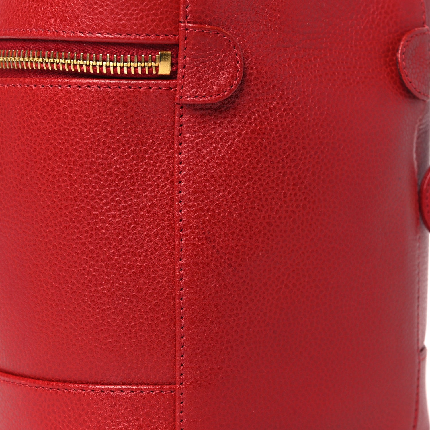 Chanel Caviar Vanity Cosmetic Case Red 13 of 13