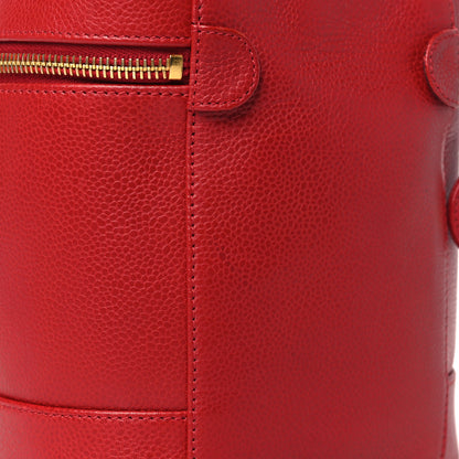 Chanel Caviar Vanity Cosmetic Case Red 13 of 13
