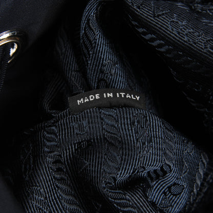 Prada Tessuto Nylon Medium Backpack Blue 10 of 11