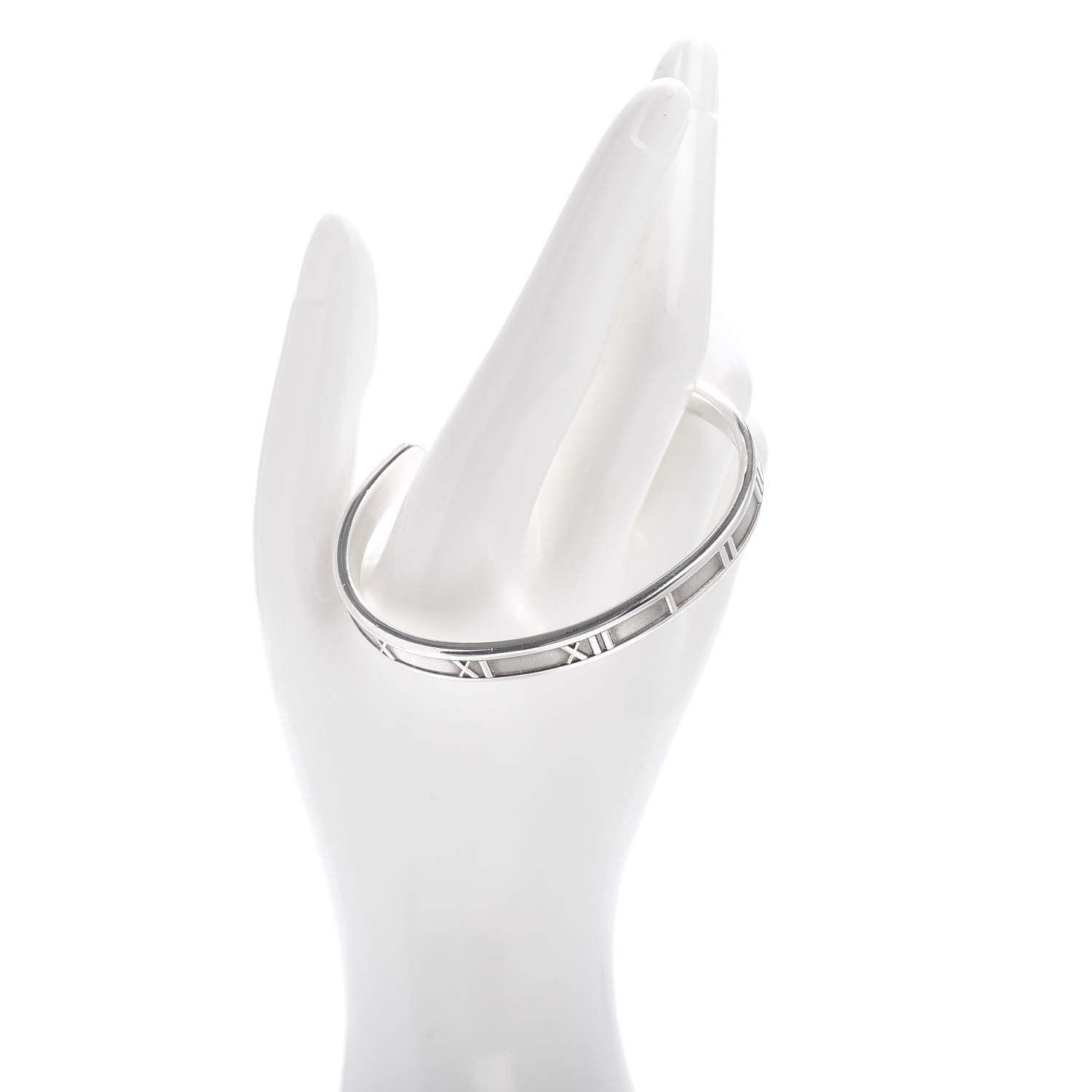 Tiffany Sterling Silver Atlas Cuff Bracelet 2 of 4