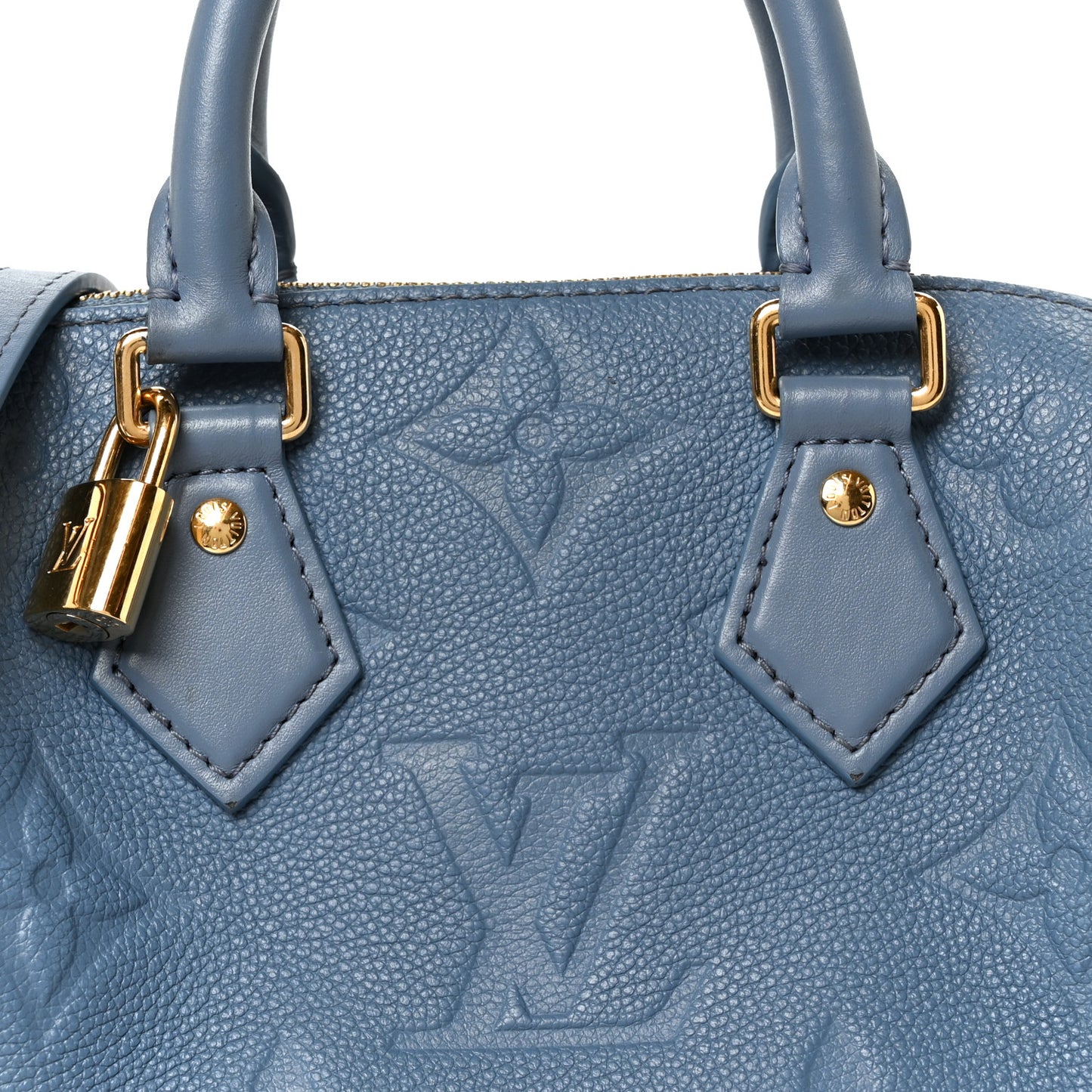 Empreinte Monogram Giant Speedy Bandouliere 20 Blue Jean