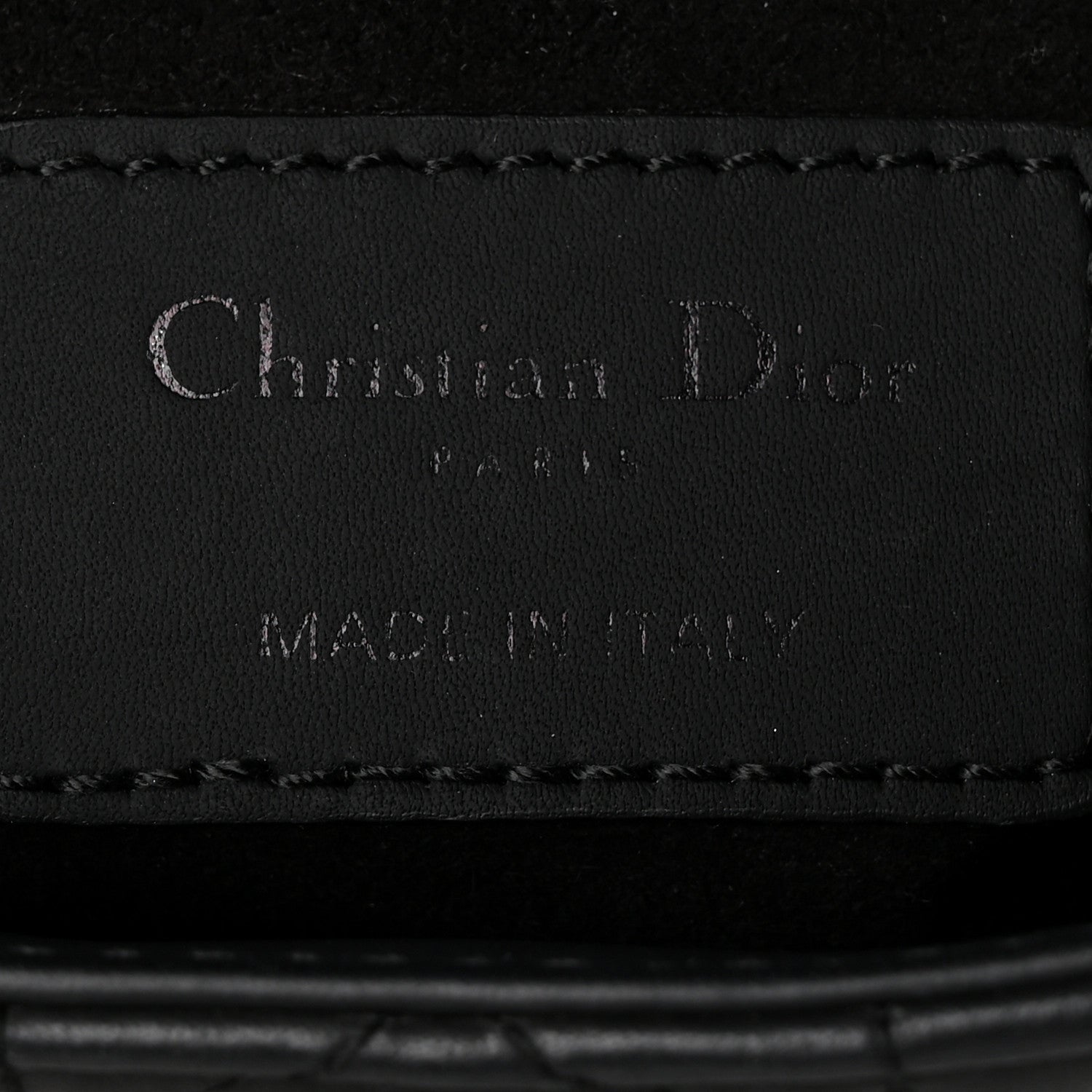 Christian Dior Ultra Matte Calfskin Cannage Mini Lady Dior Black 6 of 10
