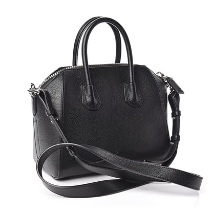 Givenchy Sugar Goatskin Mini Antigona Black 3 of 12
