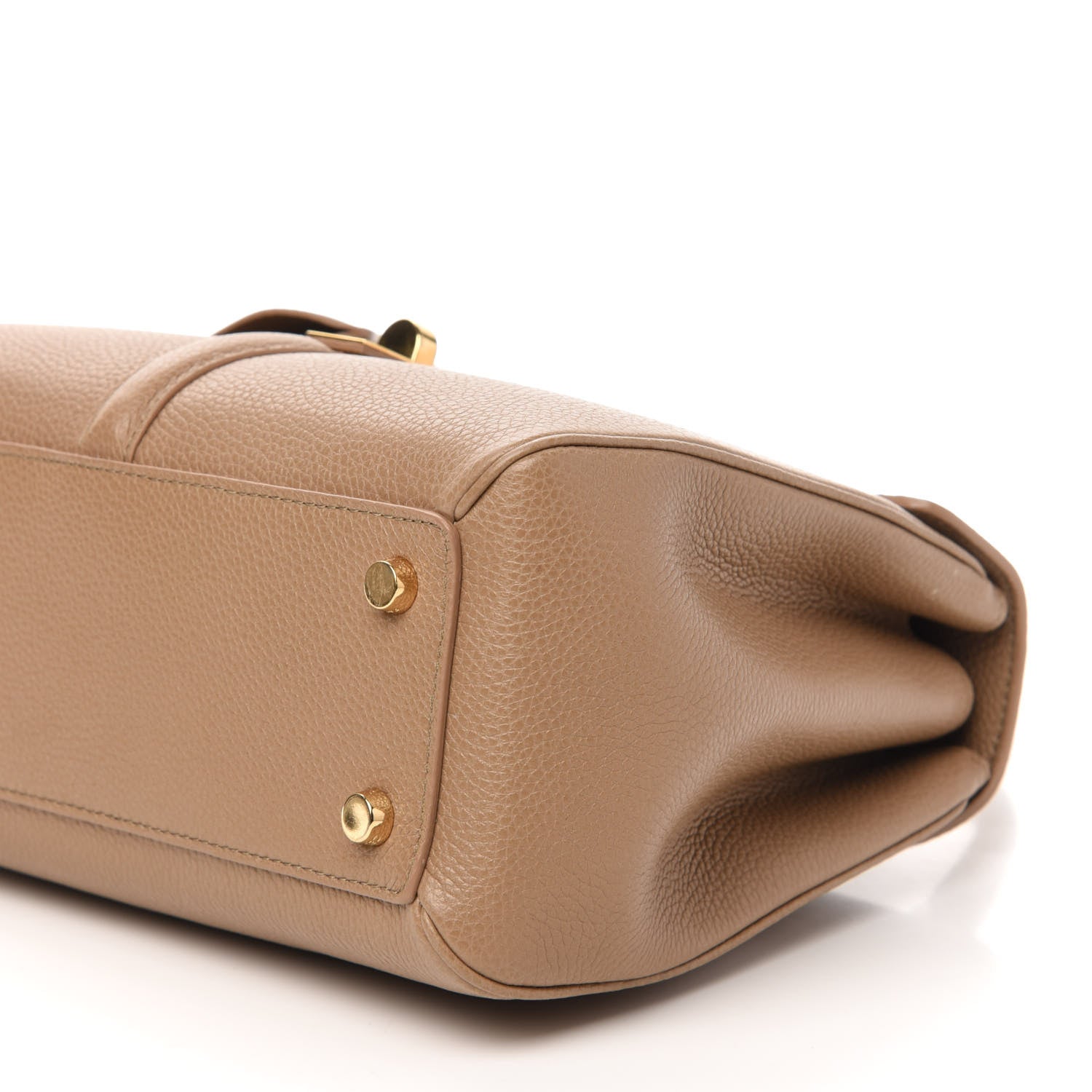 Celine Grained Calfskin Small 16 Top Handle Bag Beige 7 of 12