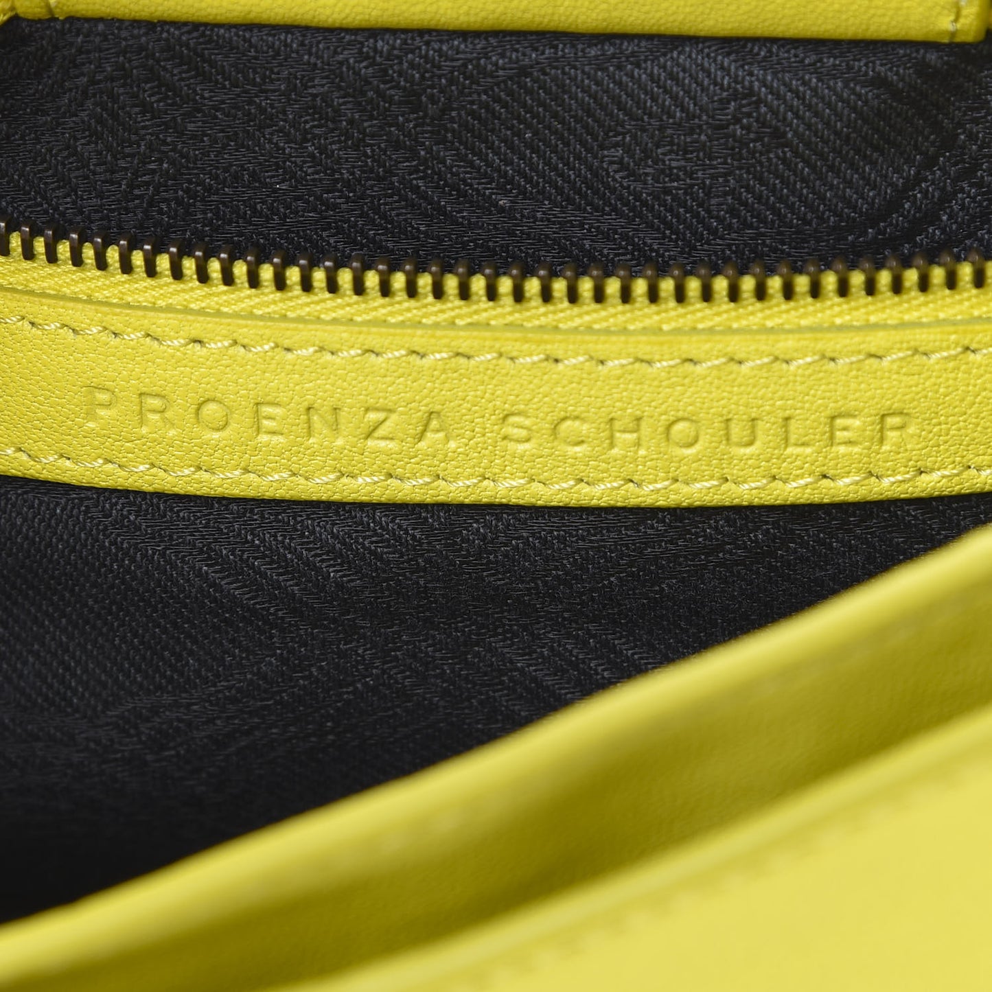 Lambskin PS1 Pochette Clutch Lemon