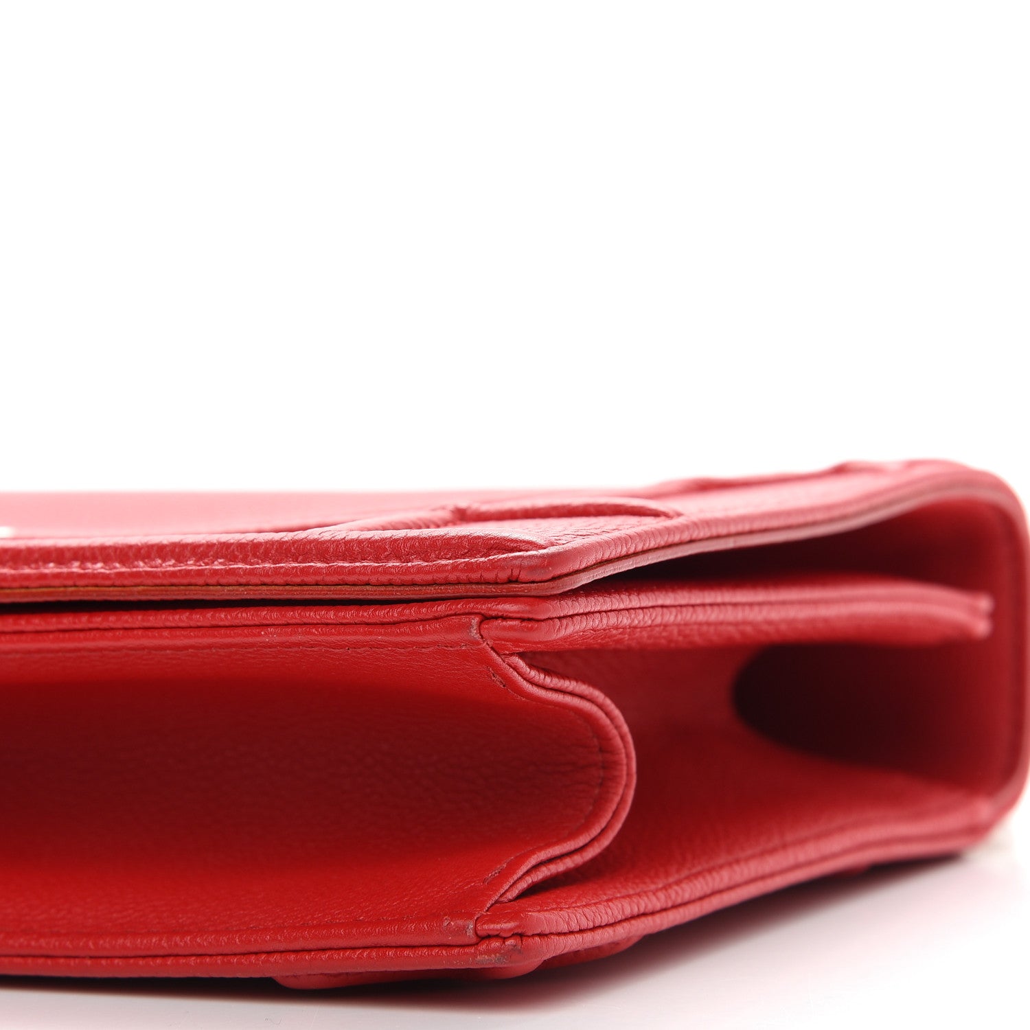 Christian Dior Grained Calfskin Medium Diorama Flap Bag Red 9 of 9