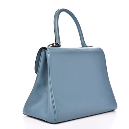 Delvaux Calfskin MM Brillant Satchel Blue 3 of 13
