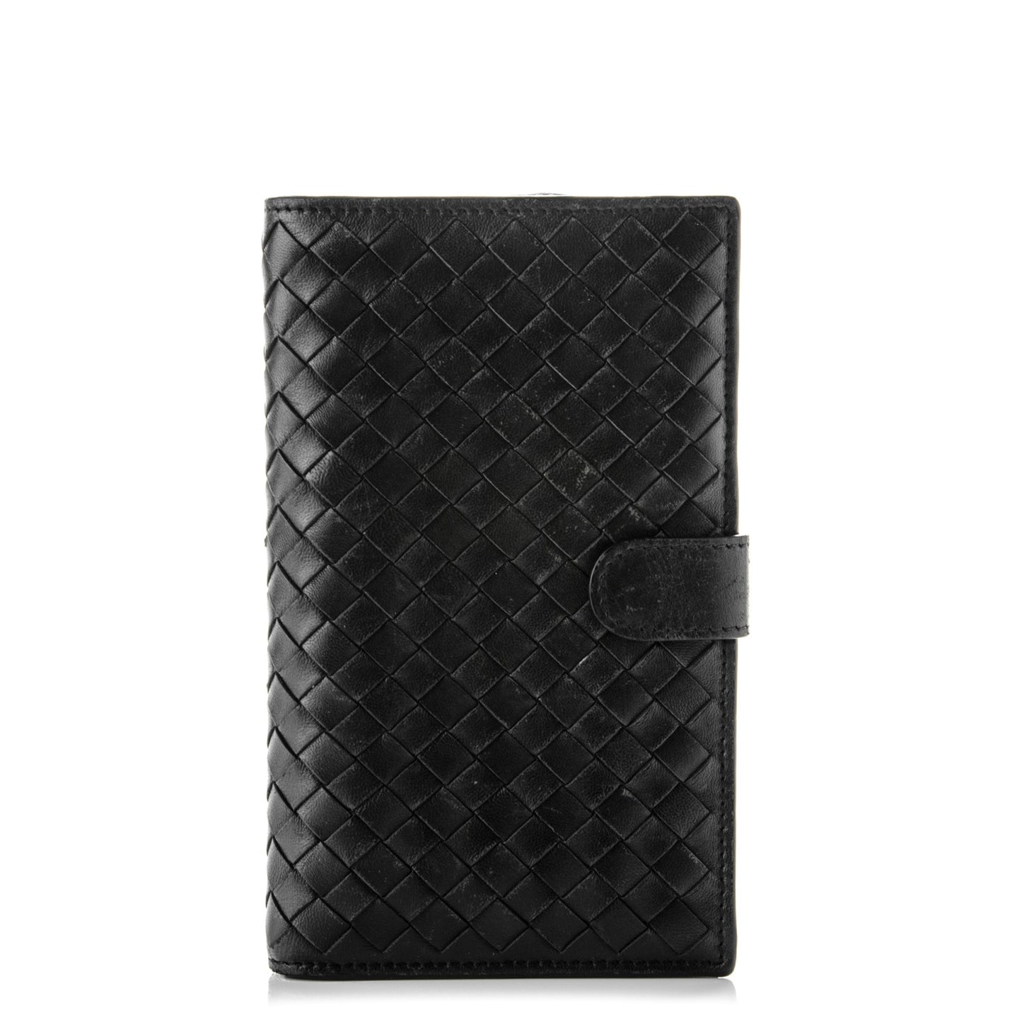 Nappa Intrecciato Continental Wallet Black