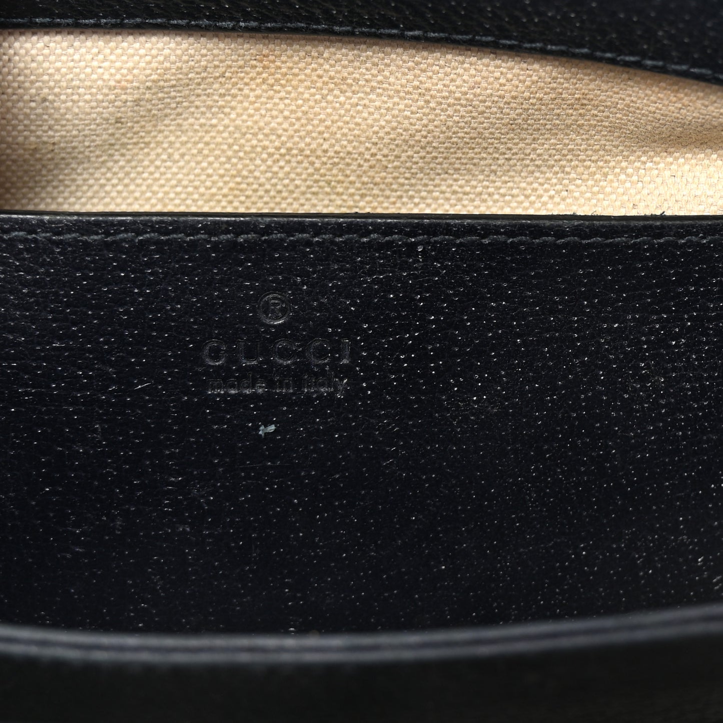 GG Supreme Monogram Textured Dollar Calfskin Web Small Ophidia Chain Shoulder Bag Beige Blue